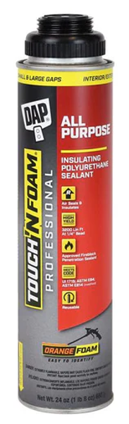 DAP INC 7565000121 Foam Sealant 24 Oz Bright Orange