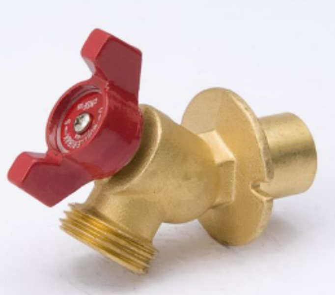 B&K Industries 108-553HN Brass Sillcock Valve 3/4X1/2X3/4 In