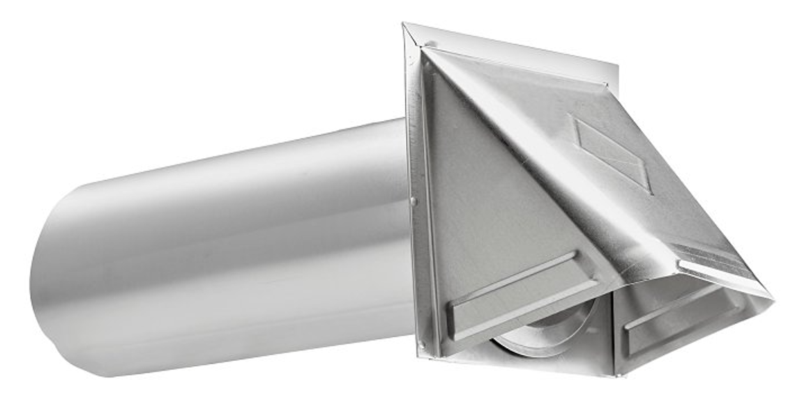 Lambro Industries 344/S Vent Hood Aluminum 4 In 6 X 4.75
