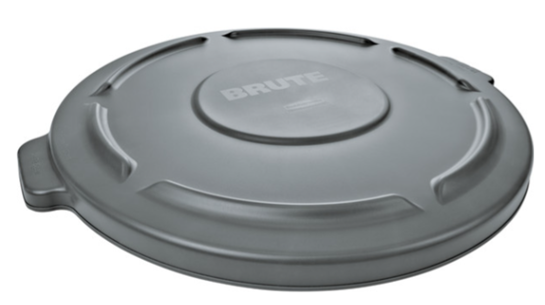 Rubbermaid 26540OGRAY Round Trash Can Lid 55 Gal Gray Plastic