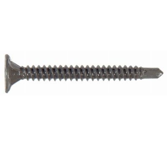 Hillman Group 47136 Cement Board Screws #2 Phillips Head 1Lb Self-Drilling Point #8X1 5/8 In