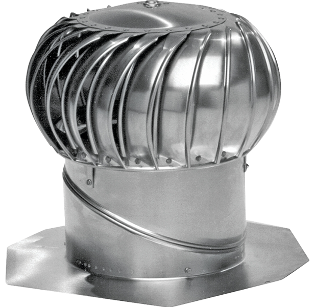 Lomanco, Inc. BIB14 Turbine Ventilator 14 In Mill Finish Aluminium