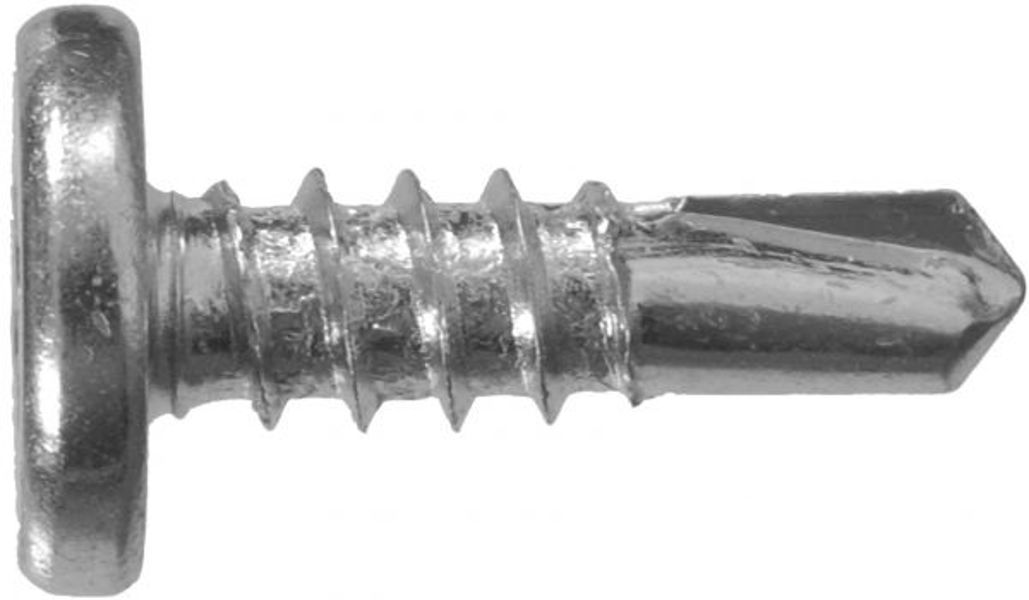 Hillman Group 47283 Zinc Truss Head Self-Piercing Point Lath Screw 8X1-1