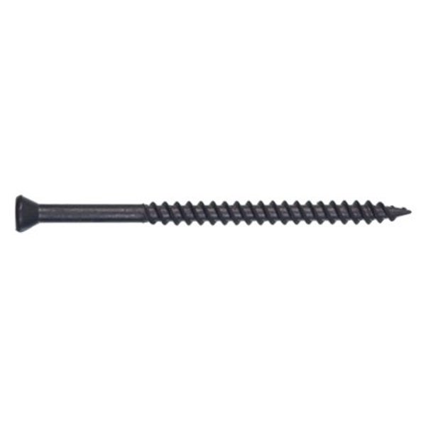 Hillman Group 47314 Trim Head Screw 2-1/4 In Square Drive #6 Black Phosphate Sharp Point
