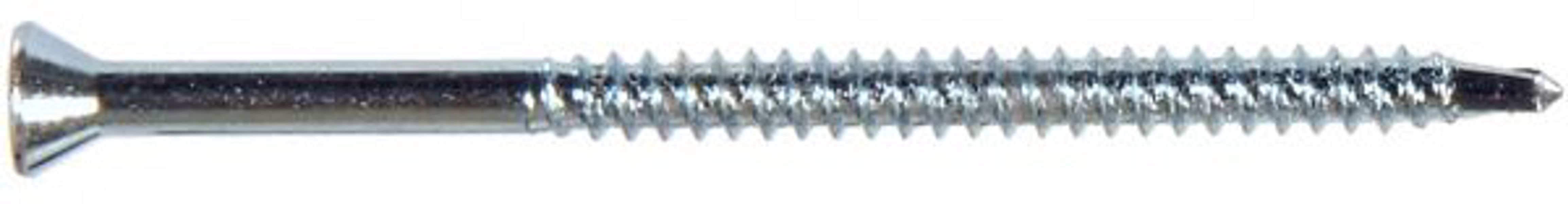 Hillman Group 47331 Trim Head Screw 2-1/4 In Square Drive Self-Drilling Zinc #6