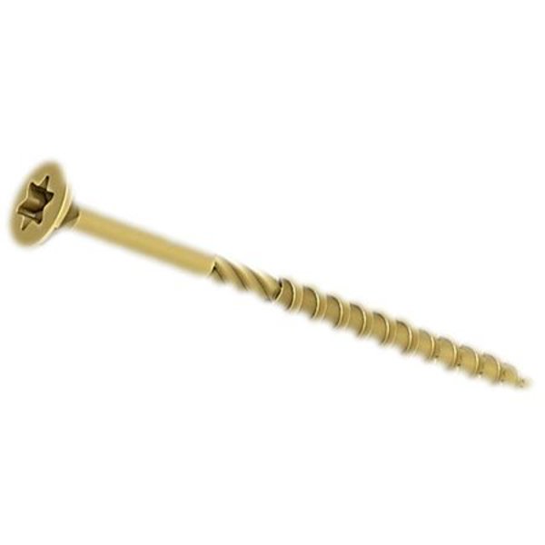 Hillman Group 48594 Wood Screw 8x1-1/4 In Power Pro Exterior Deck Self-Drilling 1 Lb