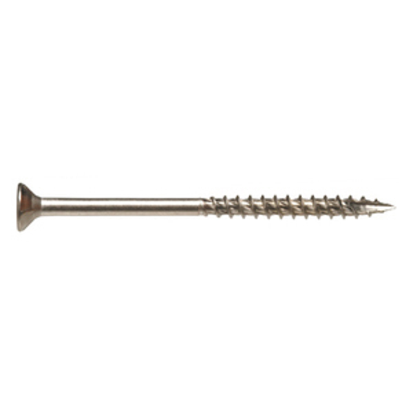 305SS Hillman Group 48623 3 In #10 Wood Screw 1 Lb 305 Stainless Steel Exterior Self-Drilling Star Drive