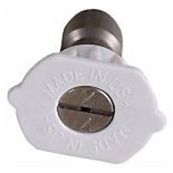 MI-T-M CORPORATION AW-0018-0304 High Pressure Nozzle 3.0 Orifice 40 Degree White