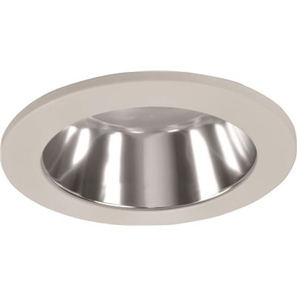 Barnett Brass & Copper 298908 Metal Baffle 4 In Universal White Metal Trim Ring