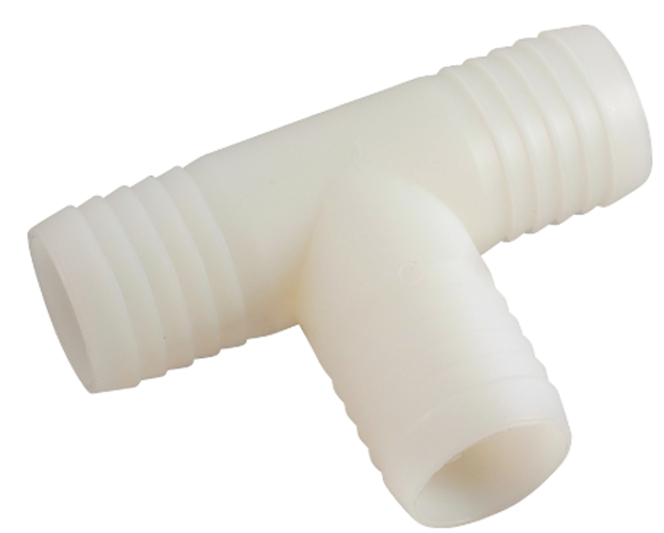 Anderson Metal Corp 53724-02 Hose Barb Tee 1/8 In Nylon