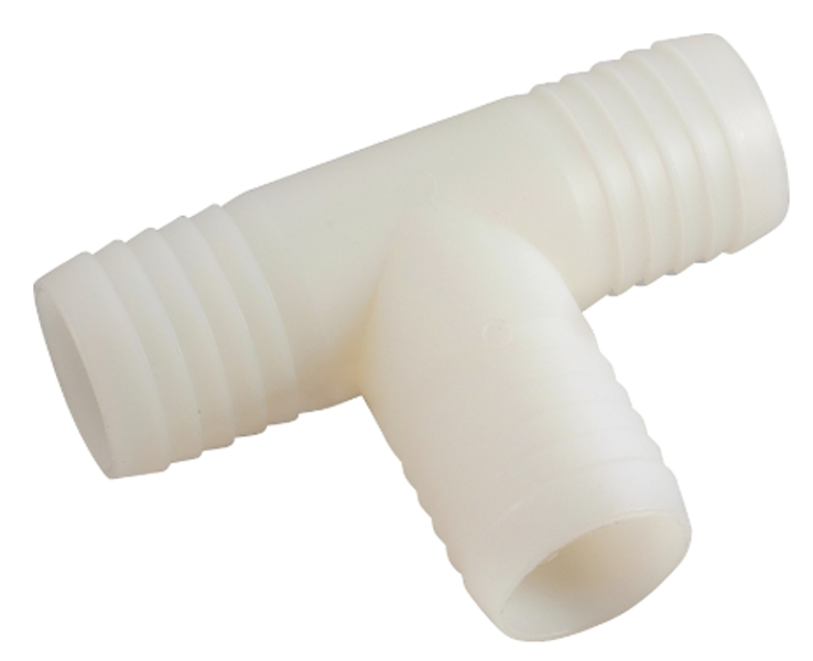 Anderson Metal Corp 53724-08 Hose Tee 1/2 Barb Nylon 150 PSI