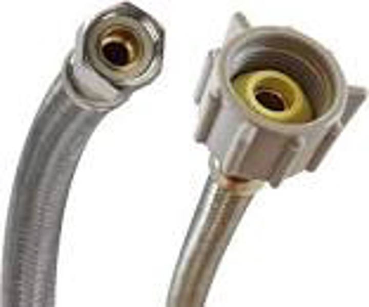 Watts AND SPCT16-614W Supply Line Toilet 16 In 3/8 In Stainless Steel
