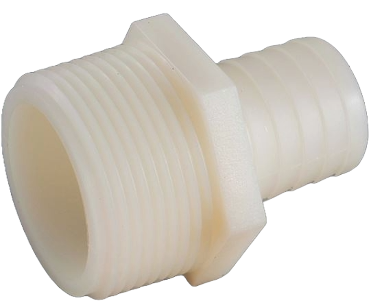 Anderson Metal Corp 53748-1212 Nylon Adapter MGH 3/4 BRB