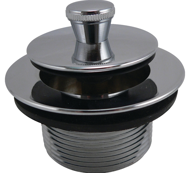 Plumb Pak PP826-34 Chrome Replacement Strainer for Bath Drains