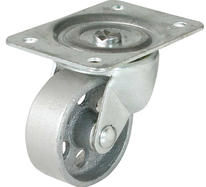 Shepherd Hardware 9780 Swivel Caster 3 In Wheel 1-1/4 In Width 250 Lb Capacity Cast Iron Wheel