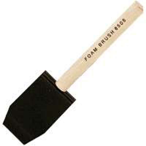 ProSource 850510 Foam Paint Brush 1 In High Density Wood Handle