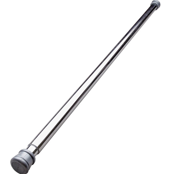 Homebasix SD-SR41-C3L Heavy Duty Steel Shower Curtain Rod 41-76 In Chrome
