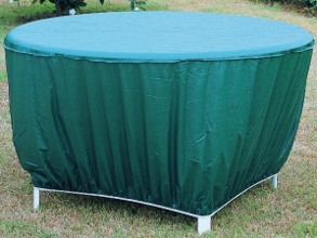CVRA-RT-D Round Vinyl Patio Table Cover 53 X 24