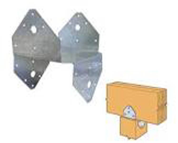 Simpson Strong-Tie BC4Z Base/Cap Combination ZMA Z-MAX Post and Beam Connector Steel