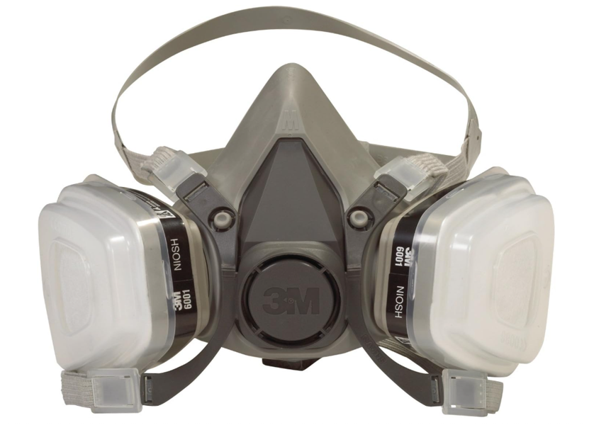 3M 6211PA1-A/R6211 Medium Dual Cartridge Respirator for Paint Spray and Pesticide
