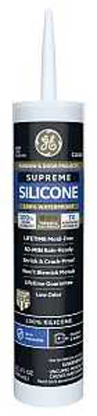 GE Sealants & Adhesives 281481 Silicone Caulk 10.1 Oz Clear Window and Door -60 to 400 Degree F
