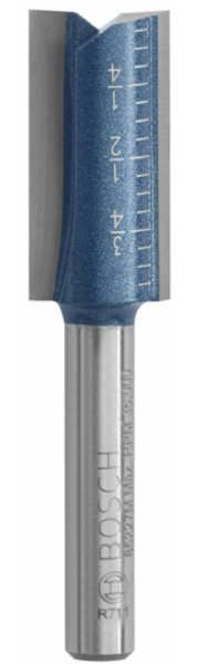 S-B POWER TOOL COMPANY 85227MC Router Bit 1/2 X 2-1/1 In Flute Double Straight