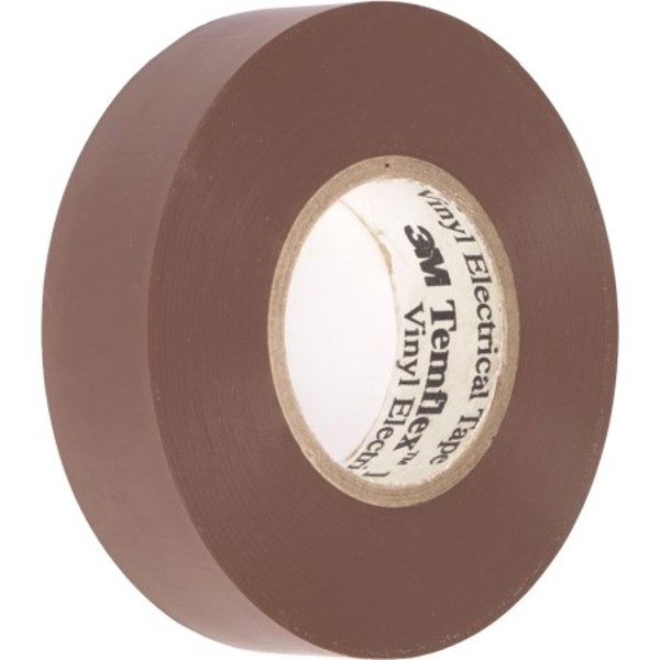 3M 1700C-BR Brown Vinyl Tape 3/4 In X 66 Yd