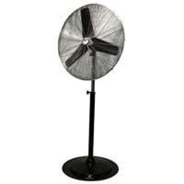 Ventamatic Ltd HVPF30/YOKE High Velocity Pedestal Fan 30 In 4800 CFM Black Satin