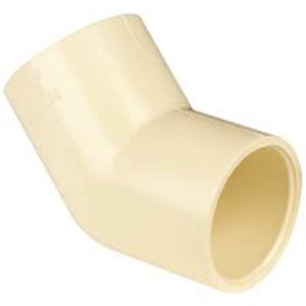 Genova Products T00091C 45 Degree CPVC Pipe Elbow 1 In Schedule 40