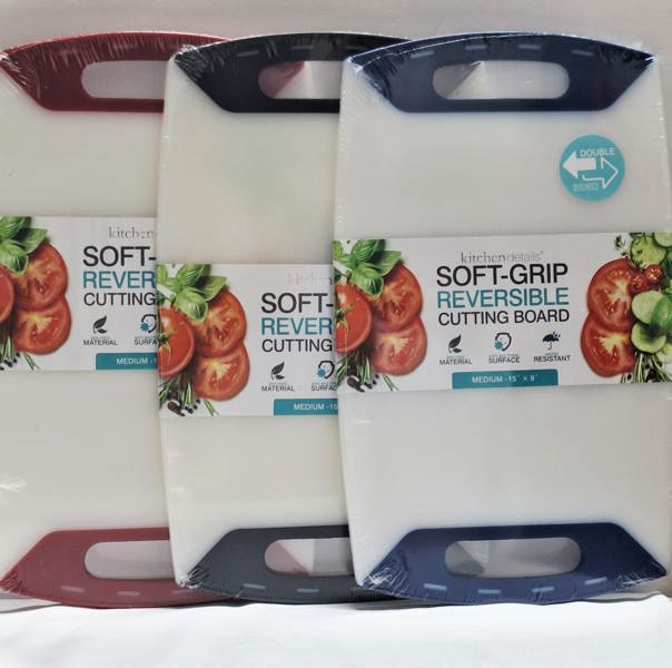 Kennedy International 3971 Medium Cutting Board 15x9 In Assorted Colors