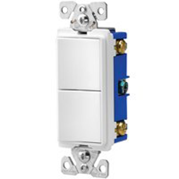 EATON-COOPER WIRING 7728W-SP Combination Switch 15A 1-Pole 120/277 VAC White