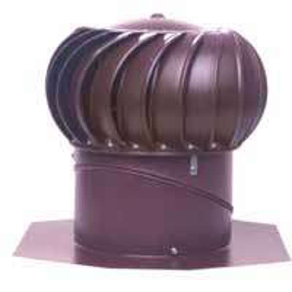 Lomanco, Inc. BIB14BR Turbine Ventilator Base Unit 14 In Brown Aluminum