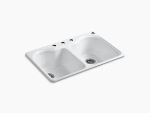5818-4-0 33 Inch Double Bowl Kitchen Sink