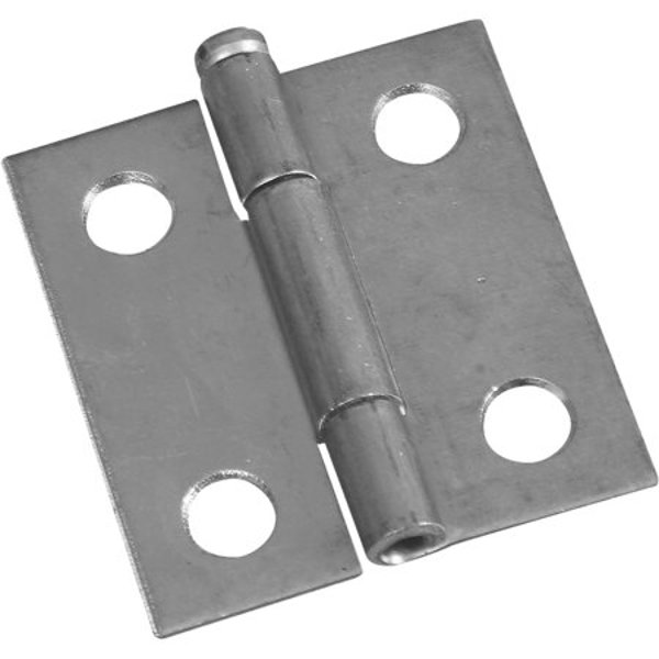 National Hardware N141-739/V508 Narrow Hole Full Mortise Hinge 1-1/2 In Cold Rolled Steel