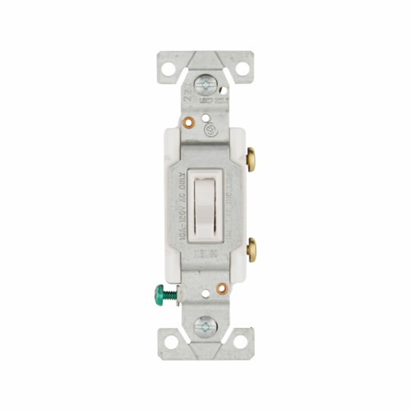 EATON-COOPER WIRING 1301-7LTWBOX Single Pole Switch White