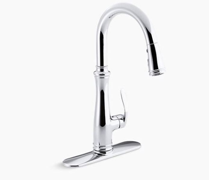 Kohler 560-CP Bellera Pull Down Kitchen Faucet