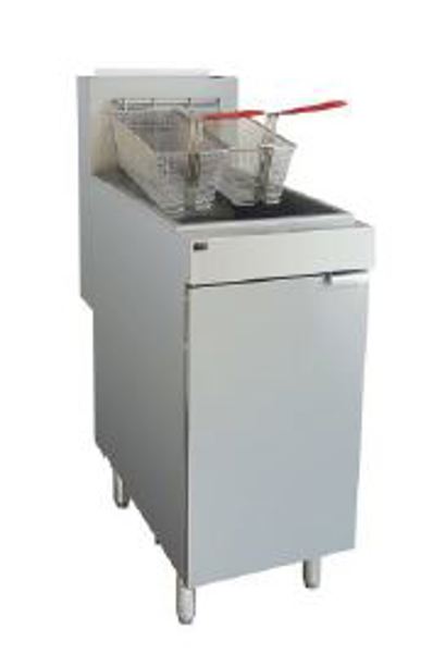 Heavy Duty System HDSFGH-90 Gas Fryer 35-40Lbs Capacity 90,000 BTU LP