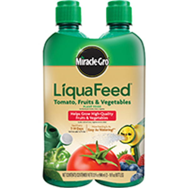 Scotts Company 1004402 Plant Food 2 Pack Refills Miracle-Gro LiquaFeed for Tomato and Vegetables