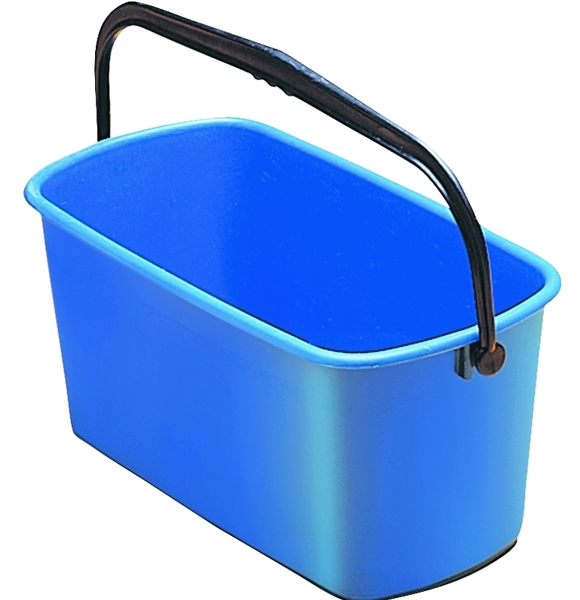 Unger Industrial DB02 Cleaning Bucket 6 Gal Rectangular Blue