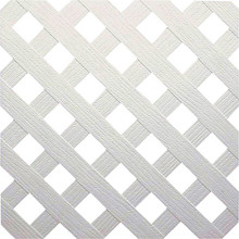 JOG LAT48ND-WH 4x8 PVC White Lattice