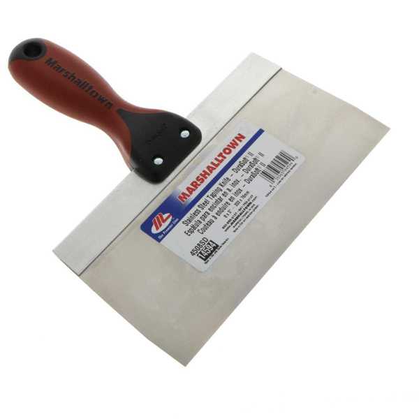 Marshalltown 14594 Taping Knife 8 In Stainless Steel Durasoft Handle