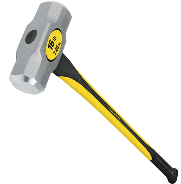 VULCAN 32907 Sledge Hammer 16 Lb Fiberglass Handle