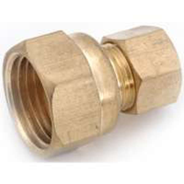 Anderson Metal Corp 754822-0606 Compression Adapter 3/8 In