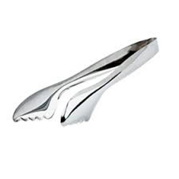 Browne Foodservice 57568 Offset Serving Tongs 12 In 18/8 Stainless Steel
