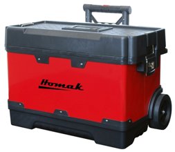 RD00423002 Roll Away Toolbox Black and Red