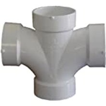 73540 4x4x4x4 DWV Double Hub PVC Tee