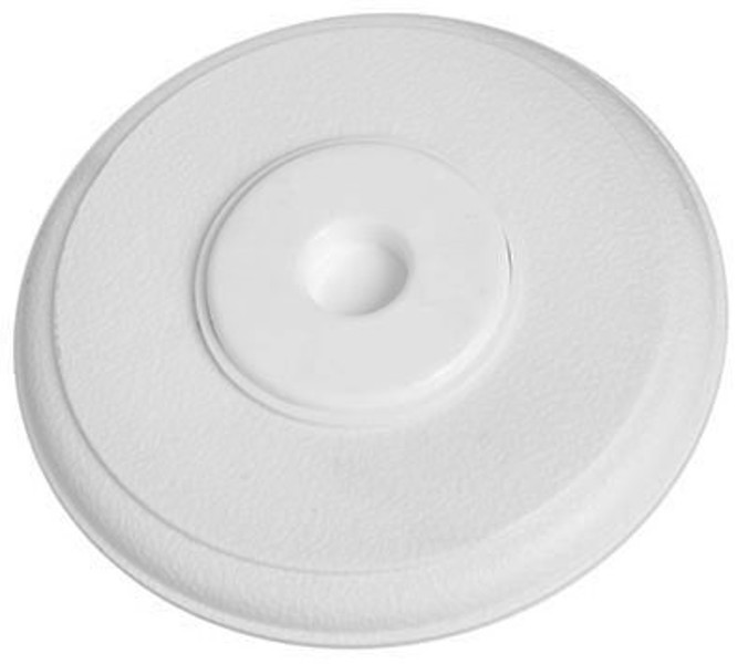 National Hardware N246-041 Wall Door Stop White Plastic