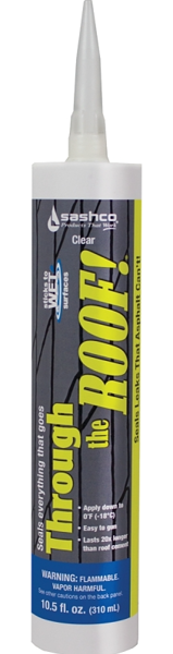 Sashco Sealants 14010 Sealant 10.5 Oz Clear Liquid Cartridge