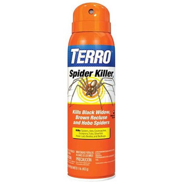 Woodstream T2302-6 Spider Killer Aerosol Can 1 Lb Water Based Off-White Spray