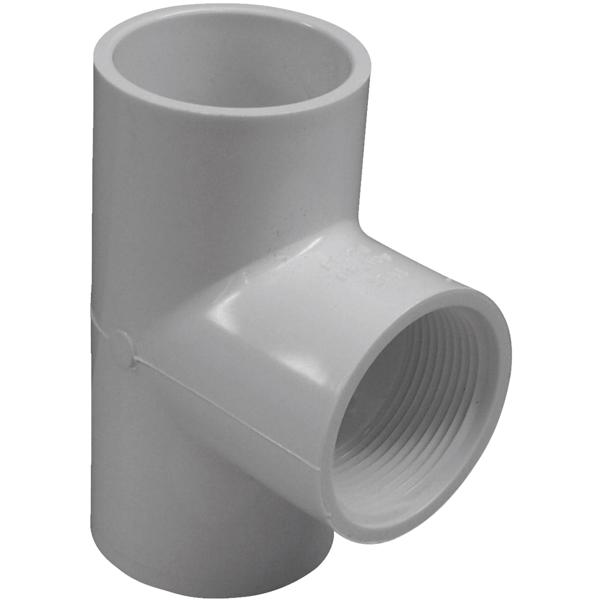 Genova Products 31451 1-1/2 In Slip X FIP Sch 40 Tee PVC